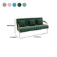 3-seater Velvet Sofa with 3 Pillows Square Arm for Living Room
