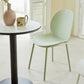 Contemporary Plastic Armless Parson Chair for Home in Matte Finish