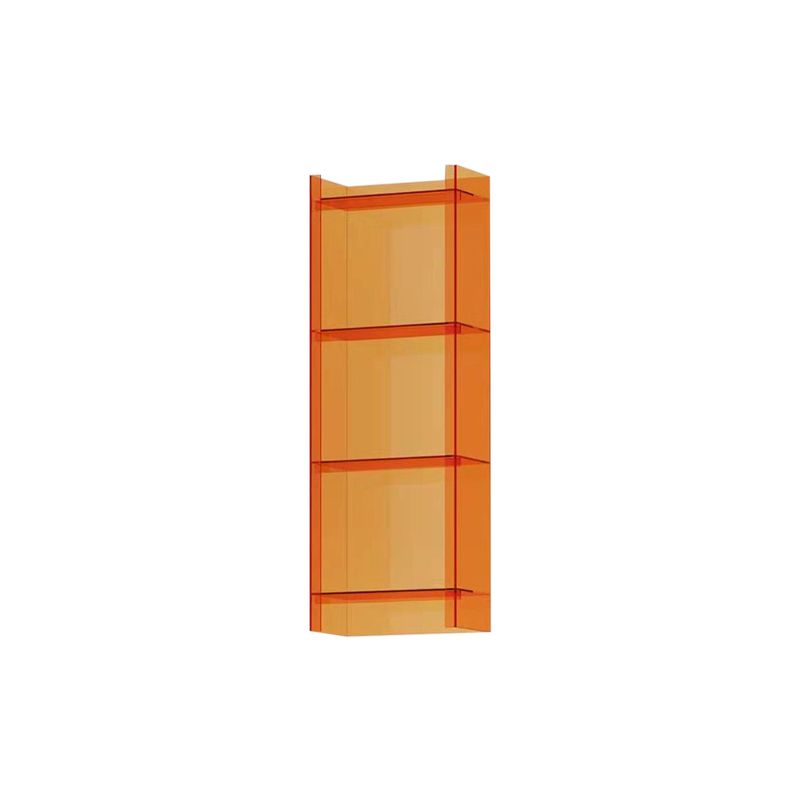 Glam Acrylic Bookcase Standard Shelf Bookshelf for Home Office 9.8" Wide Clearhalo 'Bookcases' 'furn' 'furn_bookcases' 'Furniture' 'Office Furniture' 1200x1200_e15fc699-cd93-42b2-b686-b06fc6b76a3c
