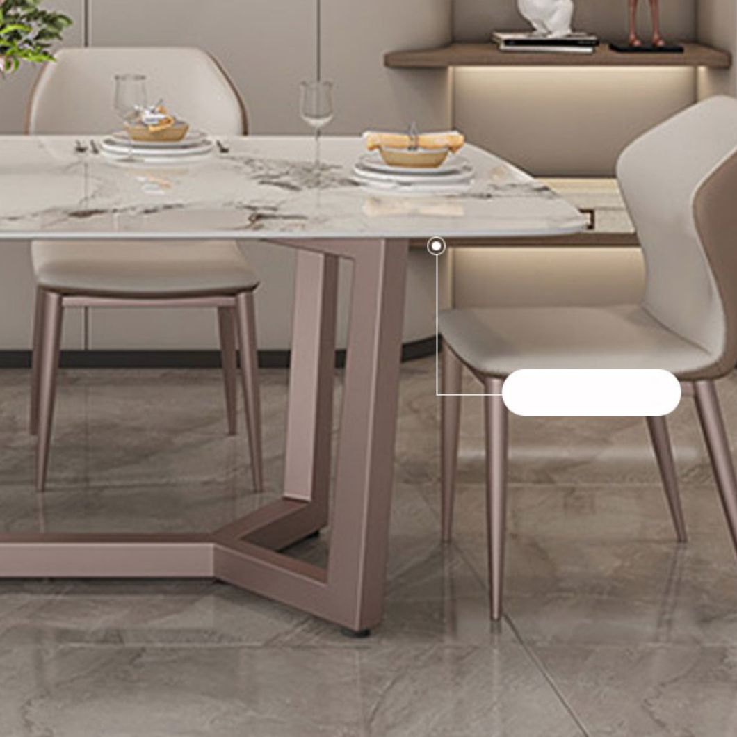 High Gloss White Dining Table Set 1/2/6/7 Pieces Glam Dinette Set with Padded Chairs