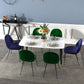 Stone Table Contemporary Style Rectangle Dining Site Table with 4 Legs Clearhalo ' dining_table' 'Dining Tables & Seating' 'Dining Tables' 'furn' 'furn_dining_table' 'Furniture' 'furniture_dining_table' 'Kitchen & Dining Furniture' 'kitchen&dining_furn' 'kitchen' 'kitchen_dining_table' 1200x1200_e161b630-da5f-4bb0-b3ca-f0aa9cd9b931