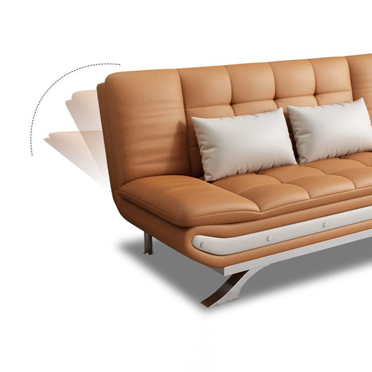 Living Room Stain-Resistant Faux Leather Couch 2-seater Tufted Back Sofa Clearhalo 'furn' 'furn_sofas' 'Furniture' 'furniture_sofas' 'Living Room Furniture' 'Sofa' 'sofas' 1200x1200_e162da16-fedc-400a-bbbb-75aa558879d2