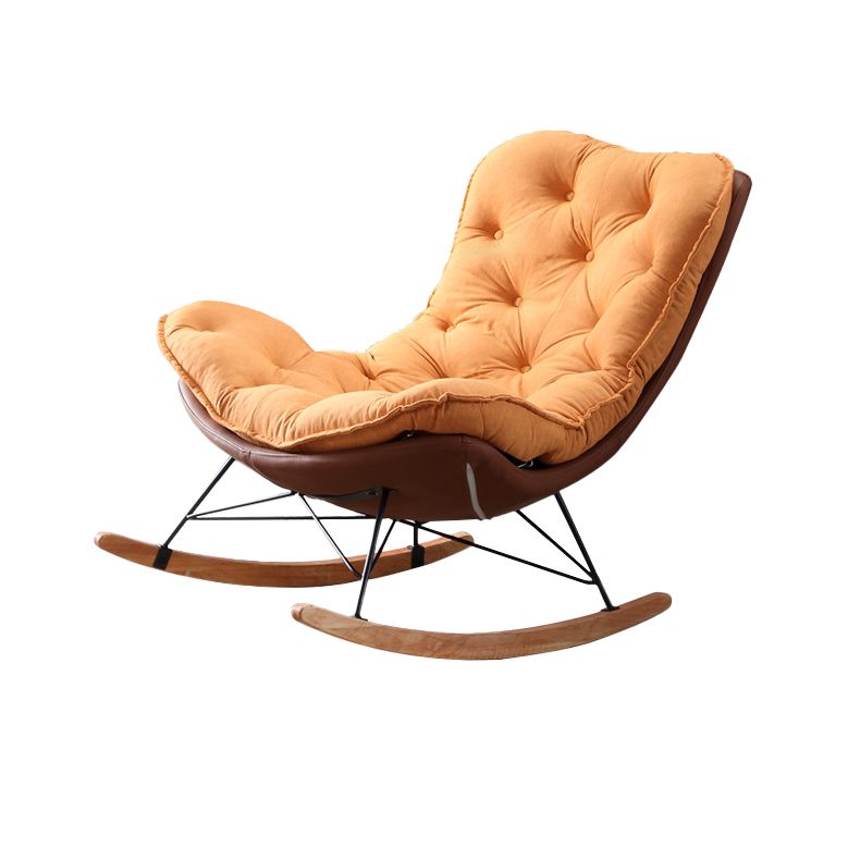 Wohnzimmer Luxus Freizeitstuhl Holz Rahmen Basis entspannende faule Schaukelstühle