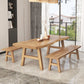 Rectangle Wood Color Dining Table Solid Wood Table Modern Style with 4 Legs Clearhalo ' dining_table' 'Dining Tables & Seating' 'Dining Tables' 'Furniture' 'furniture_dining_table' 'Kitchen & Dining Furniture' 'kitchen&dining_furn' 'kitchen' 'kitchen_dining_table' 1200x1200_e16483ee-e8a6-492a-995e-d36f9ca56527