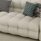35" Wide Scandinavian Sofa Bed White Fabric Seating with Pillows Clearhalo 'furn' 'furn_sofas' 'Furniture' 'Living Room Furniture' 'Sofa' 'sofas' 1200x1200_e164d8d0-9a9c-4451-a51a-515fd86cc9dd