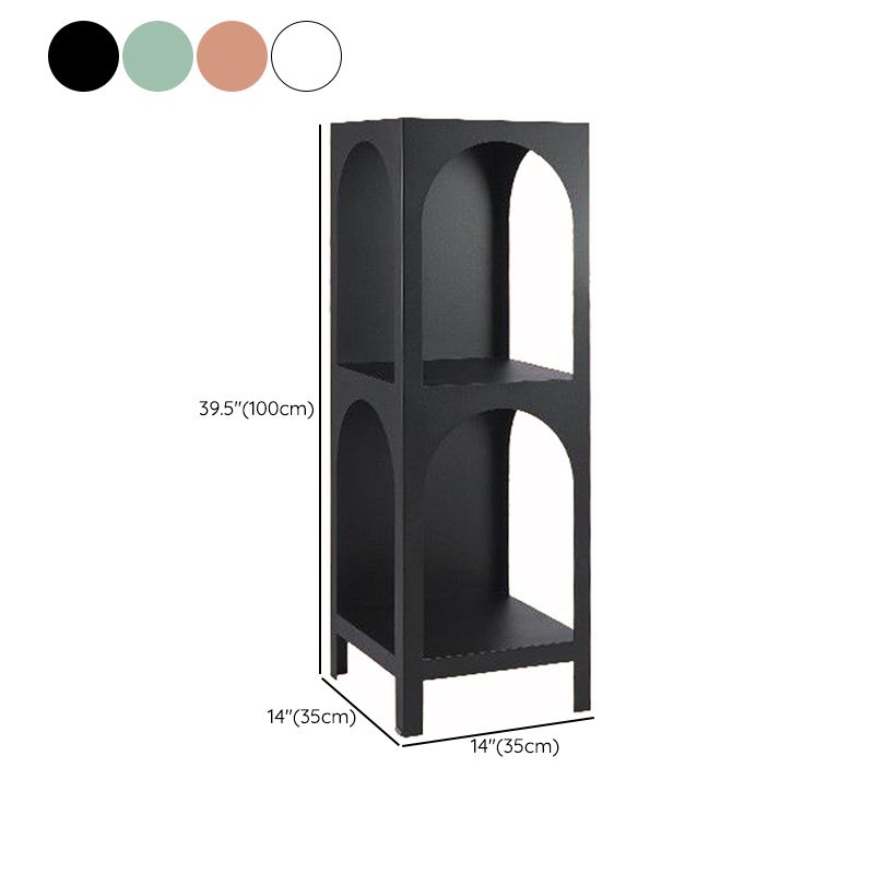 13.78 "W Scandinave antique finis final étagère bibliothèque en métal étagère avec étagères