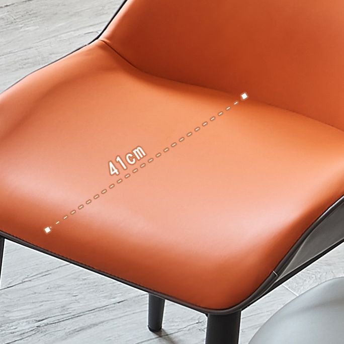 Dining Room Side Chairs Modern Faux Leather Kitchen Chair for Home Clearhalo 'Dining Chairs' 'Dining Tables & Seating' 'dining_chair' 'furn' 'furn_dining_chair' 'Furniture' 'furniture_dining_chair' 'Kitchen & Dining Furniture' 1200x1200_e1672c65-2005-4247-9287-5b9f2faf1fa8