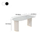 Sintered Stone Dining Table Luxury Double Pedestal Table for Dining Room Clearhalo ' dining_table' 'Dining Tables & Seating' 'Dining Tables' 'furn' 'furn_dining_table' 'Furniture' 'furniture_dining_table' 'Kitchen & Dining Furniture' 'kitchen&dining_furn' 'kitchen' 'kitchen_dining_table' 1200x1200_e16832b3-cf52-45a1-b78d-933d22589aec