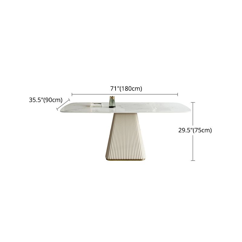 Designer Style 1/4/5/6/7 Pieces Dining Room Set Sintered Stone Dining Table Clearhalo 'Dining Room Sets' 'Dining Tables & Seating' 'dining_room_set' 'furn' 'furn_dining_room_set' 'Furniture' 'furniture_dining_room_set' 'Kitchen & Dining Furniture' 1200x1200_e1703b69-26ed-4f74-92f4-23d392dd9001