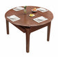 Contemporary Round Dining Table Rubberwood Solid Wood Table with 4 Legs Clearhalo ' dining_table' 'Dining Tables & Seating' 'Dining Tables' 'furn' 'furn_dining_table' 'Furniture' 'furniture_dining_table' 'Kitchen & Dining Furniture' 'kitchen&dining_furn' 'kitchen' 'kitchen_dining_table' 1200x1200_e174c290-6af6-4c1b-93f3-dd755f58d3ce