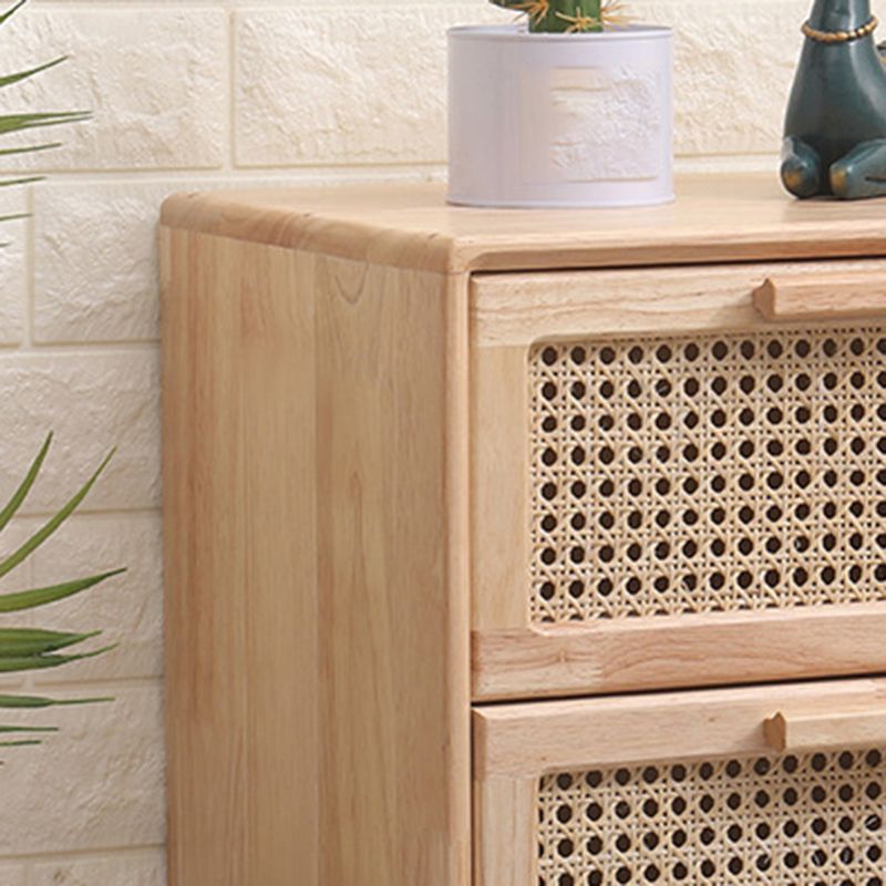 Contemporary Wooden Chest, Rectangle Accent Chest with Drawers