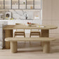 Modern Style Dining Table Brown Solid Wood Dining Table for Kitchen Clearhalo 'Dining Tables & Seating' 'Dining Tables' 'dining_table' 'furn' 'furn_dining_table' 'Furniture' 'furniture_dining_table' 'Kitchen & Dining Furniture' 'kitchen' 'kitchen_dining_table' 1200x1200_e1766d6f-37a1-40ac-9916-e90fb32c962e
