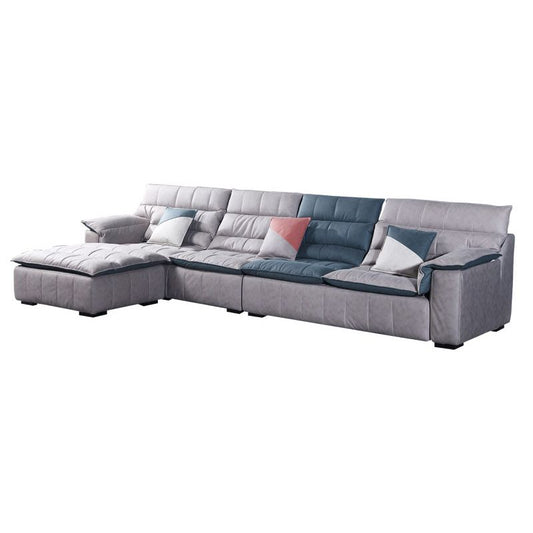 Divano sezione cuscino da 3/4 posti grigio scandinavo