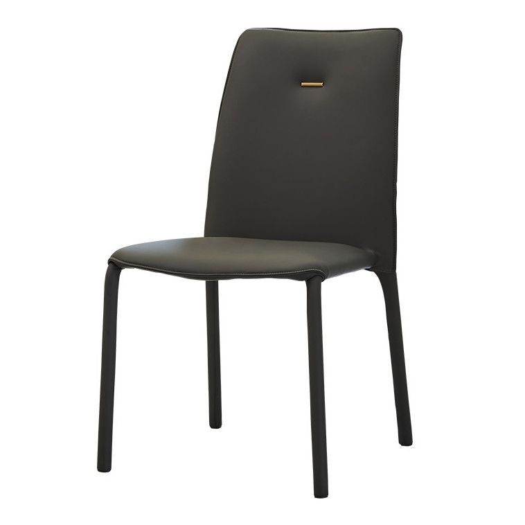 Modern Style Dining Chair Armless Chairs with Metal Legs for Home Clearhalo 'Dining Chairs' 'Dining Tables & Seating' 'dining_chair' 'furn' 'furn_dining_chair' 'Furniture' 'Kitchen & Dining Furniture' 1200x1200_e177ff88-0e08-4e14-9191-58867b1ce964