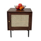 1 Door Rattan Nightstand Contemporary Night Table with 1 Shelves ,23.6" Tall
