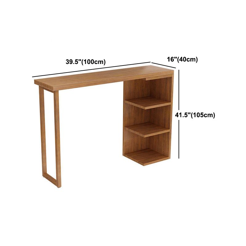 Mesa de bar contemporánea de 1/2/3 piezas, juego de mesa rectangular de madera para cocina