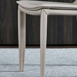 Contemporary Design Leather Chair Set Solid Back Side Dining Chairs (Set of 2) Clearhalo ' kitchen&dining_furn' 'Dining Chairs' 'Dining Tables & Seating' 'dining_chair' 'furn' 'furn_dining_chair' 'Furniture' 'furniture_dining_chair' 'Kitchen & Dining Furniture' 'kitchen' 1200x1200_e17b94a0-0ebb-4830-bc8f-7e20bafedfc9