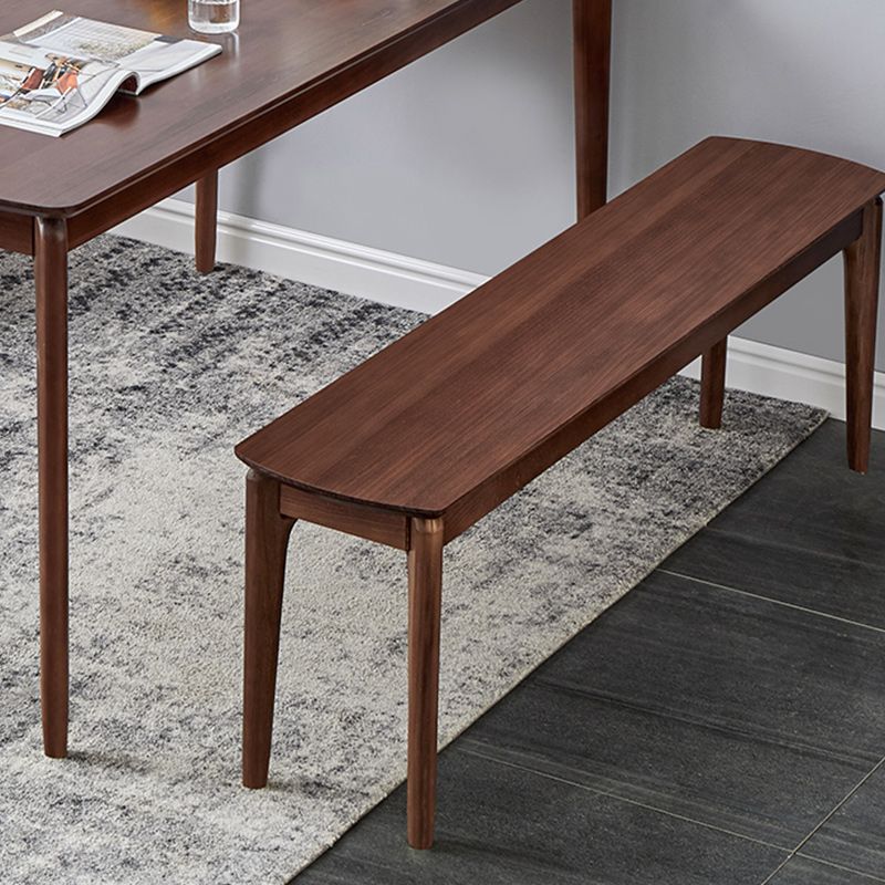 11.8" Wide Modern Seating Bench Solid Wood Ottoman Bench with Legs Clearhalo 'Benches' 'Chairs & Seating' 'furn' 'furn_benches' 'Furniture' 'Living Room Furniture' 1200x1200_e17fa303-7565-4d06-957f-21b891ad7431