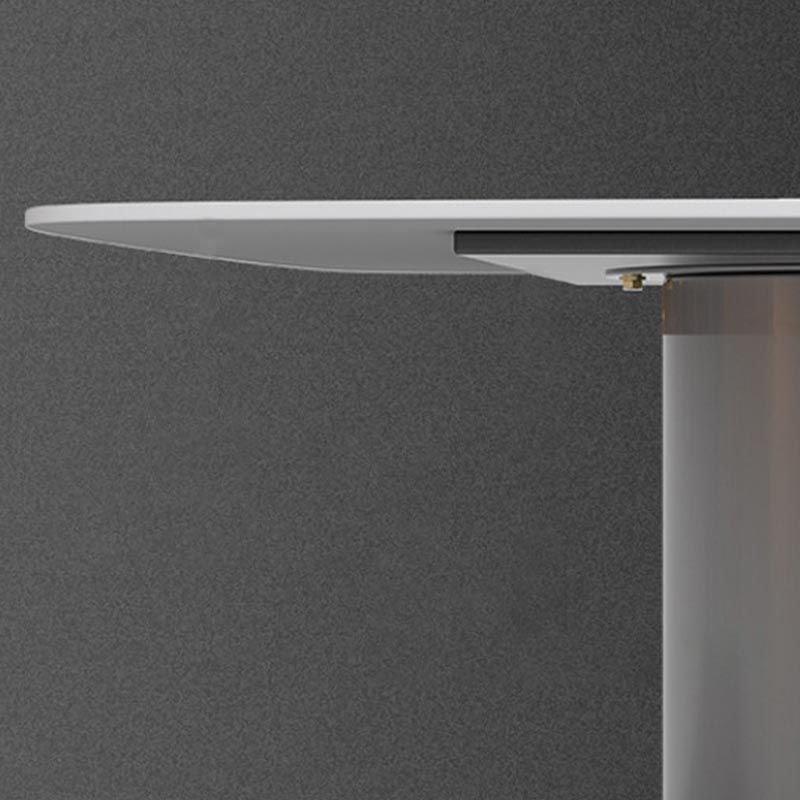 Metal Traditional Luxury Rectangle Table Sintered Stone Table with Double Pedestal Base Clearhalo 'Dining Tables & Seating' 'Dining Tables' 'dining_table' 'furn' 'furn_dining_table' 'Furniture' 'Kitchen & Dining Furniture' 1200x1200_e17ff4c0-77c1-4662-bded-11be67714bbc