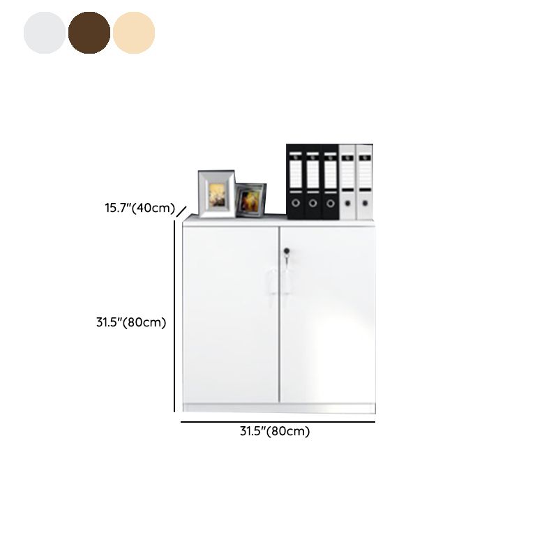 Gabinetto di file contemporaneo Chiave in legno Tasto bloccaggio Abbazzinamento laterale