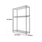 Black Contemporary Style Armoire Metal Steel Armoire for Bedroom Clearhalo 'Armoires & Wardrobes' 'armoires_wardrobes' 'Bedroom Furniture' 'furn' 'furn_armoires_wardrobes' 'Furniture' 1200x1200_e182d005-c9fe-4caa-86f8-48f5e1d65ac0
