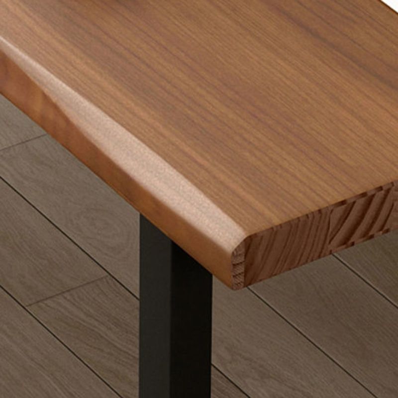 Industrial Writing Desk Solid Wood Sled Base Office Desk , 29.53-inch Tall Clearhalo 'furn' 'furn_office_desk' 'Furniture' 'Office Desks' 'Office Furniture' 'office_desk' 1200x1200_e1861890-73bb-4c11-8a67-3d6abefa8273