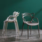 Contemporary Style Kitchen Dining Chairs Dining Arm Side Chair with Plastic Legs Clearhalo ' kitchen&dining_furn' 'Dining Chairs' 'Dining Tables & Seating' 'dining_chair' 'furn' 'furn_dining_chair' 'Furniture' 'furniture_dining_chair' 'Kitchen & Dining Furniture' 'kitchen' 1200x1200_e189bd3b-d672-4832-be3a-56495f8d154c