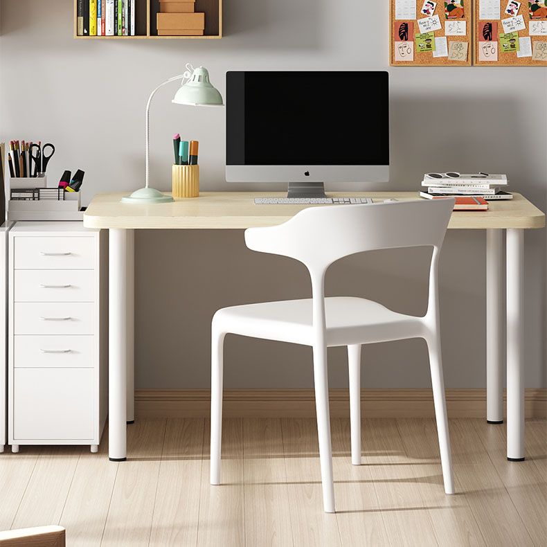 Contemporary Style Stackable Chairs Dining Armless Chairs with Plastic Legs Clearhalo 'Dining Chairs' 'Dining Tables & Seating' 'dining_chair' 'furn' 'furn_dining_chair' 'Furniture' 'furniture_dining_chair' 'Kitchen & Dining Furniture' 1200x1200_e189cfef-a377-41d3-97be-145bd17374bb