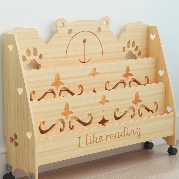 Scandinavian Style Bookshelf Closed Back Solid Wood Bookcase for Home and Office Clearhalo 'Bookcases' 'furn' 'furn_bookcases' 'Furniture' 'furniture_bookcases' 'kitchen' 'kitchen_bookcases' 'Living Room Furniture' 'Office Furniture' 1200x1200_e18d5b41-2054-497e-85d3-117deba043be