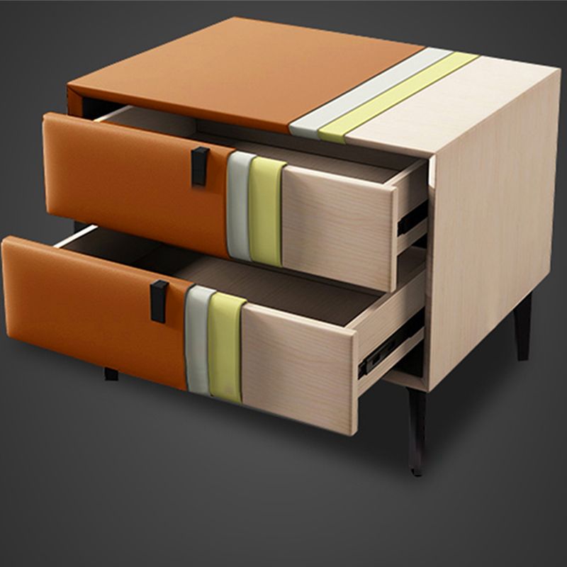 Vaste hout moderne lade opslagavond tabel 2 lade bed nachtkastje