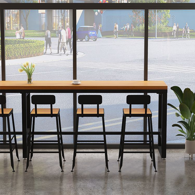 Industrial Style Bar Set 1/4/7/13 Pieces Solid Wood Rectangle Pub Dining Set Clearhalo 'Bar Furniture' 'furn' 'furn_home_bar_bar_sets' 'Furniture' 'Home Bars & Bar Sets' 'home_bar_bar_sets' 'Kitchen & Dining Furniture' 1200x1200_e1927d55-ed67-49dc-a70f-aea6ce3eef69