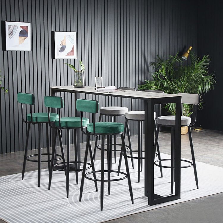 Tabouret de comptoir rond intérieur selles de comptoir rembourré