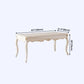 Rectangle Shape White Tone Dining Table Victoria 4 Legs Table for Dining Room Clearhalo ' dining_table' 'Dining Tables & Seating' 'Dining Tables' 'furn' 'furn_dining_table' 'Furniture' 'furniture_dining_table' 'Kitchen & Dining Furniture' 'kitchen&dining_furn' 'kitchen' 'kitchen_dining_table' 1200x1200_e19427ac-ace7-4739-b130-6998b2da1e97