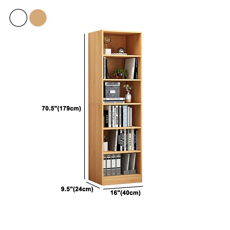 Closed Back Bookcase Contemporary Style Bookshelf for Home Office Study Room Clearhalo 'Bookcases' 'furn' 'furn_bookcases' 'Furniture' 'furniture_bookcases' 'Office Furniture' 1200x1200_e194716f-39ff-4421-bd24-4a31f5b6eae3