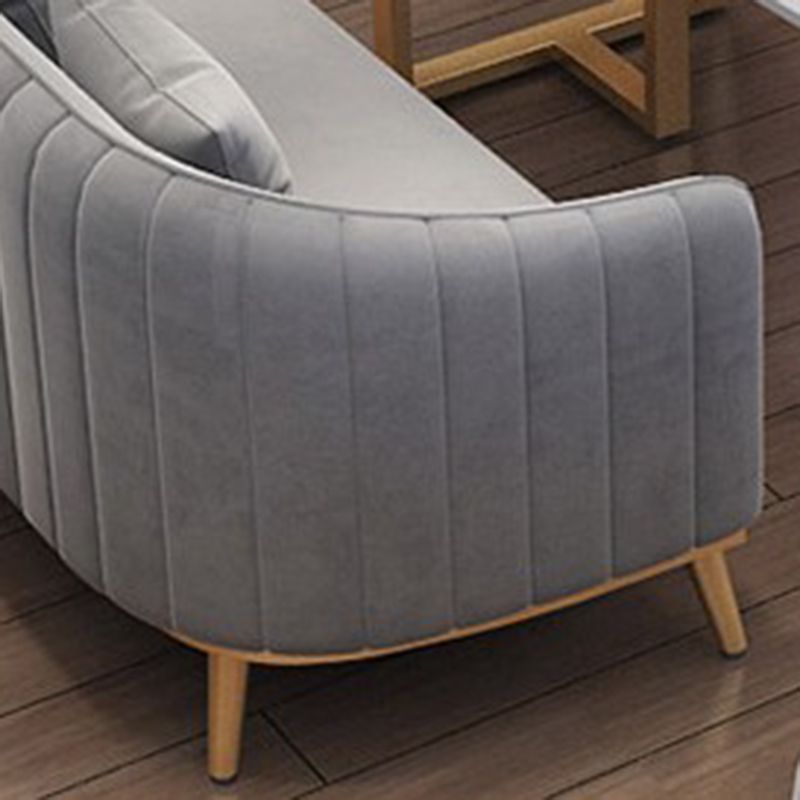 25,59 "W x 29.52" divano a braccio inclinato H con divano standard contemporaneo con schiena stretta