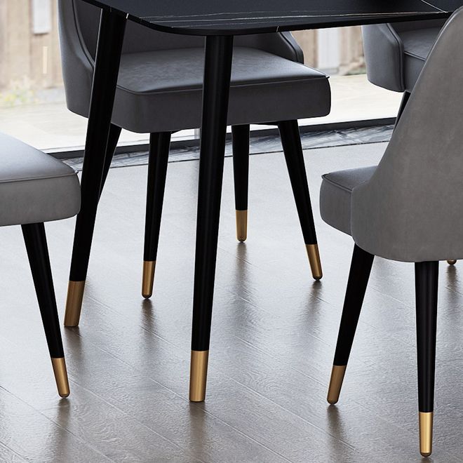 Stone Top Esstisch zeitgenössischer Esstisch mit 4 Beinen