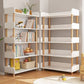 Modern Style Etagere Bookshelf Wooden Open Back Bookcase for Home