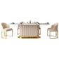 Nordic 1/4/5/7 Pieces Dining Set Stone Dining Table for Dining Room Clearhalo 'Dining Room Sets' 'Dining Tables & Seating' 'dining_room_set' 'furn' 'furn_dining_room_set' 'Furniture' 'Kitchen & Dining Furniture' 1200x1200_e198b7d7-0917-4954-b923-4c9aebd3ee0b
