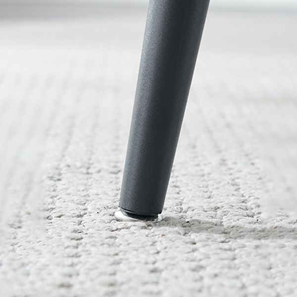 Industrial Rectangle Stone Table Standard Height Kitchen Room Table with 4 Legs