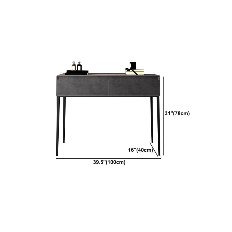 Tavolo da trucco per vanità in legno massiccio contemporaneo set 2-drawer vanity tavolo