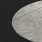Modern Round Dining Table Sintered Stone Table with Black Pedestal Base,47.2"L x 32.7"W x 30"H Clearhalo ' dining_table' 'Dining Tables & Seating' 'Dining Tables' 'furn' 'furn_dining_table' 'Furniture' 'furniture_dining_table' 'Kitchen & Dining Furniture' 'kitchen&dining_furn' 'kitchen' 'kitchen_dining_table' 1200x1200_e19f35a4-9b3d-47ed-ae03-a75df56b73e4
