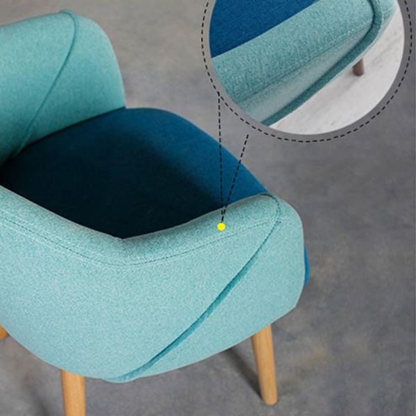 Nordic Style Solid Wood Dining Room Chair Upholstered Arm Chair for Home Use Clearhalo ' kitchen&dining_furn' 'Dining Chairs' 'Dining Tables & Seating' 'dining_chair' 'furn' 'furn_dining_chair' 'Furniture' 'furniture_dining_chair' 'Kitchen & Dining Furniture' 'kitchen' 1200x1200_e19ff220-cfc8-48a2-8e0e-dcf0d9eee631