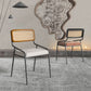 Industrial Open Back Dining Chair Fabric Dining Chairs for Home