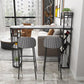 Bucket Bar Stools Metal Low Back Dining Stools with Metal Base Clearhalo 'Bar Furniture' 'Bar Stools' 'bar_stools' 'furn' 'furn_bar_stools' 'Furniture' 'Kitchen & Dining Furniture' 1200x1200_e1a739a7-a3f4-4f6e-9135-9561a12beb27
