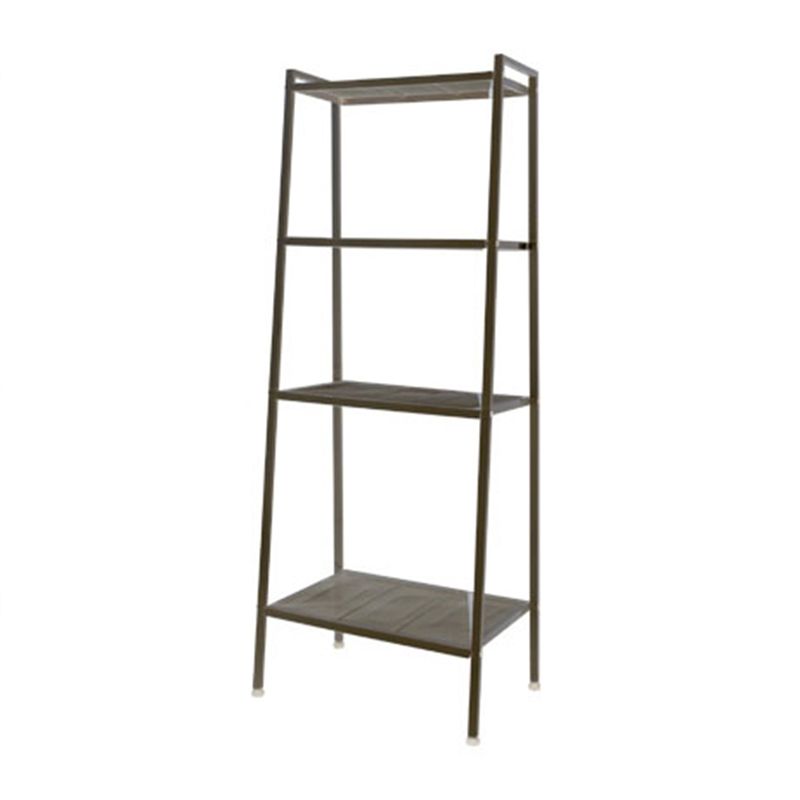 Contemporary Open Ladder Bookshelf Metal Vertical Bookshelf for Bedroom Clearhalo 'Bookcases' 'furn' 'furn_bookcases' 'Furniture' 'furniture_bookcases' 'kitchen' 'kitchen_bookcases' 'Living Room Furniture' 'Office Furniture' 1200x1200_e1a7b731-ba2e-4540-89f1-0922157d4b64