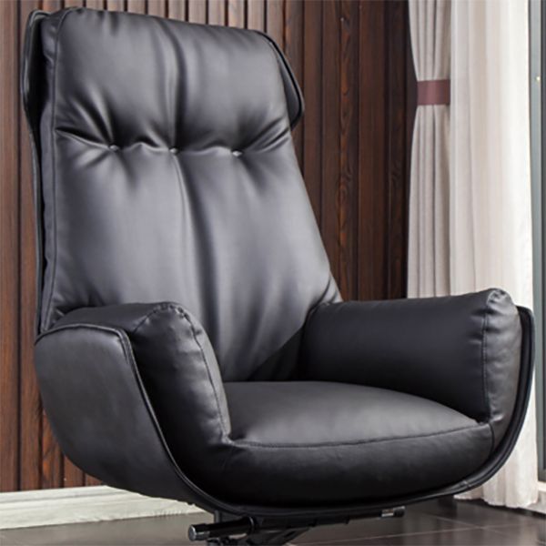 High Back Armless Managers Chair Modern Faux Leather Executive Chair Clearhalo 'furn' 'furn_office_chair' 'Furniture' 'Office Chairs' 'Office Furniture' 'office_chair' 1200x1200_e1aa5996-60f5-49e5-8bce-e7186aee75e8