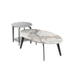 2 Nesting Slate Coffee Table Set Oval Coffee Table with Storage Clearhalo 'Coffee & Accent Tables' 'Coffee Tables' 'coffee_tables' 'furn' 'furn_coffee_tables' 'Furniture' 'Living Room Furniture' 1200x1200_e1ac6d17-27c8-4a03-a479-c5f00b58d8f0