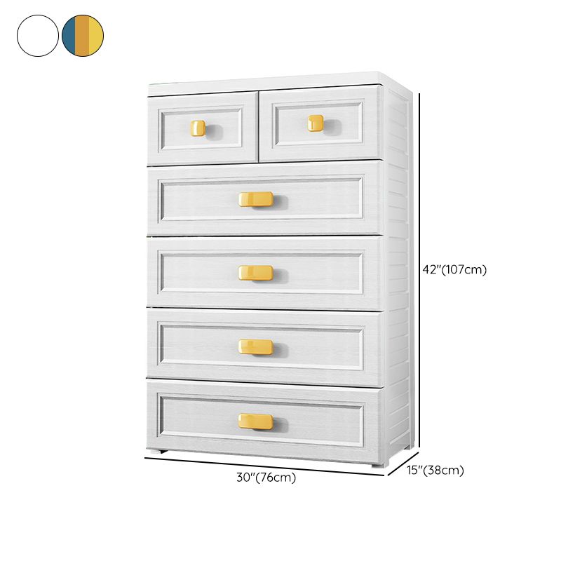 Armoire moderne non conservatrice avec armoire de rangement en plastique de jambes