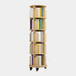 Modern Solid Wood Bookcase, Log, Cylinder Bookshelf for Any Room, 21.5" W Clearhalo 'Bookcases' 'furn' 'furn_bookcases' 'Furniture' 'Office Furniture' 1200x1200_e1ae9d06-a5b0-4560-9015-7b6899ec6d93