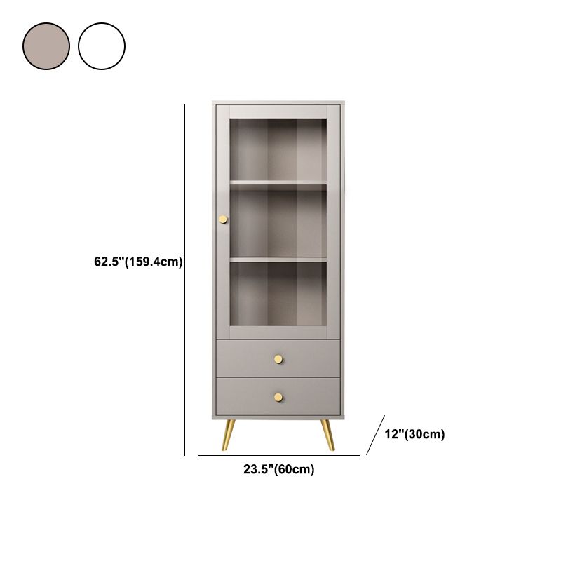 23,62 "Bois de large et métal 1 - armoire d'accent de porte, 2 - armoire d'accent tiroir - bois